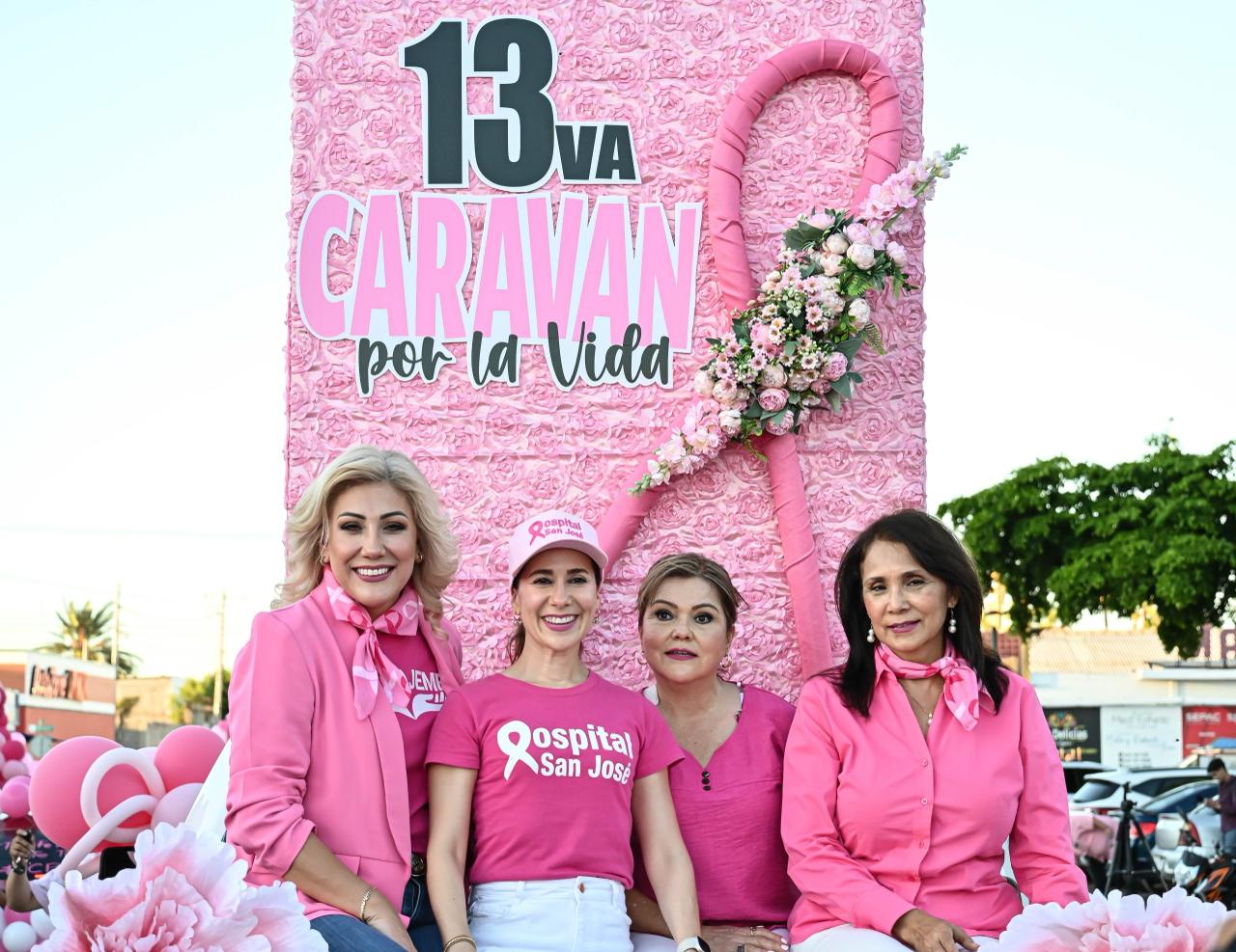 Más de 600 unidades participaron en la 13ª Caravana por la Vida en Cajeme