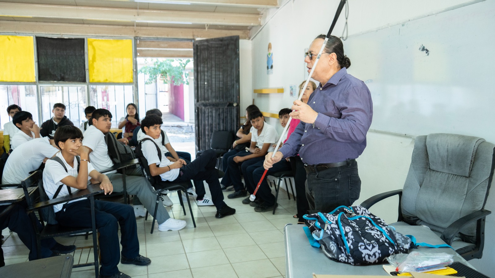 DIF Cajeme impulsa conciencia sobre discapacidad visual en Cócorit