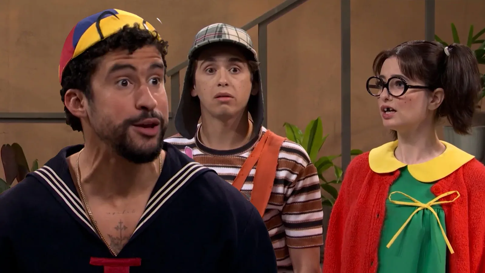 Indignación por Bad Bunny: el sketch de El Chavo del 8 en SNL que dividió a los fans
