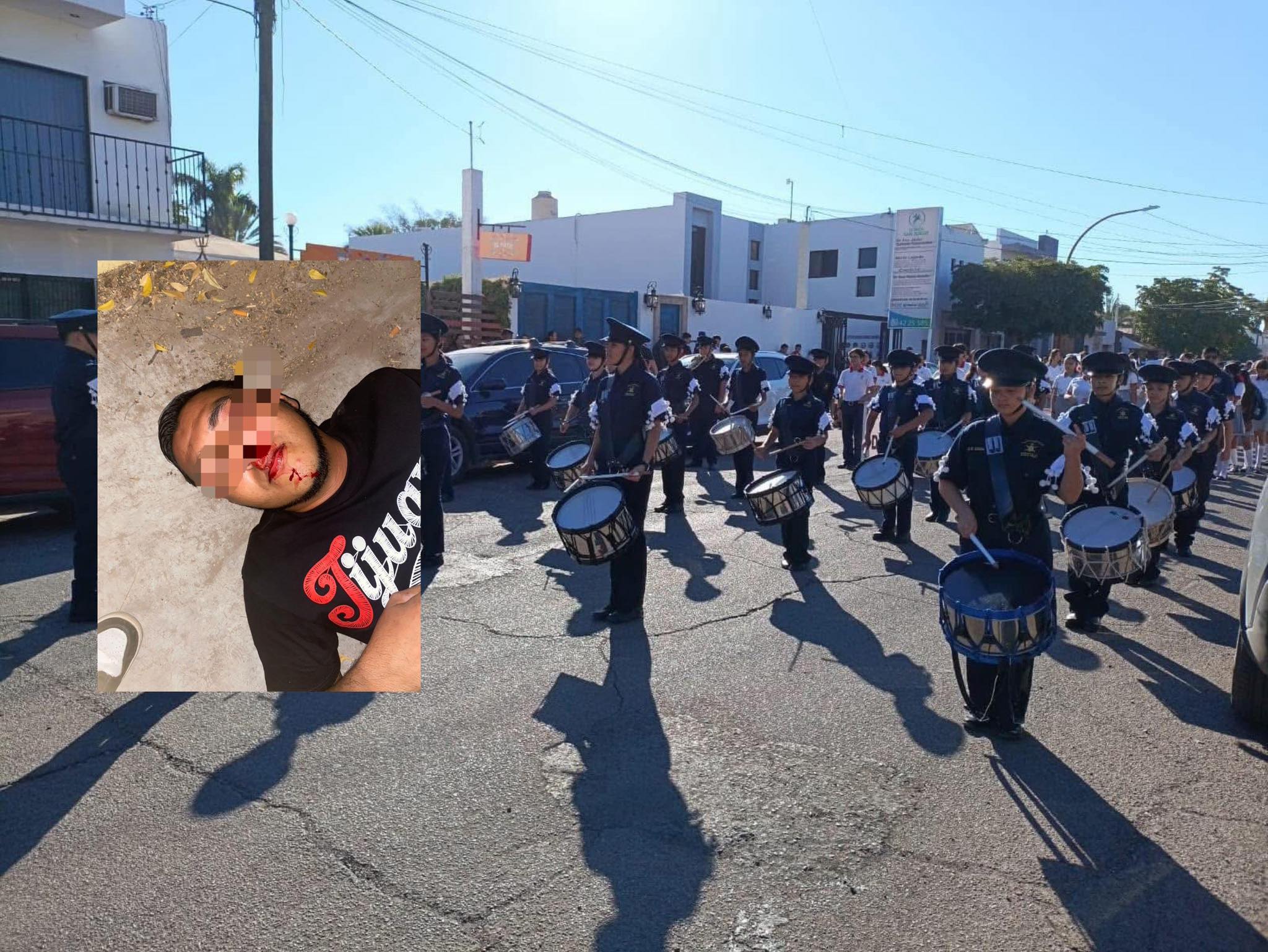 Padre de familia agrede a instructor de Banda de Guerra en Navojoa; el maestro fue trasladado a hospital en Ciudad Obregón