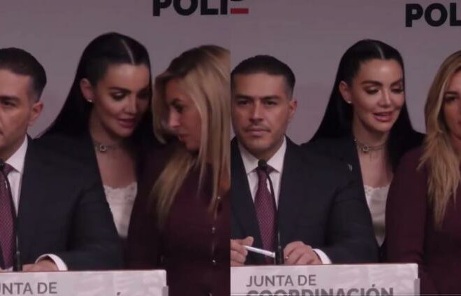 ¡Se armaron los jaloneos! Dos diputadas de Morena protagonizan pelea en plena conferencia