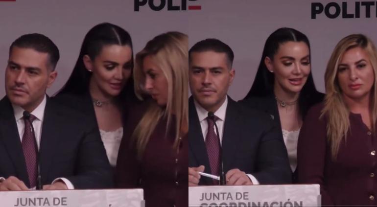 ¡Se armaron los jaloneos! Dos diputadas de Morena protagonizan pelea en plena conferencia