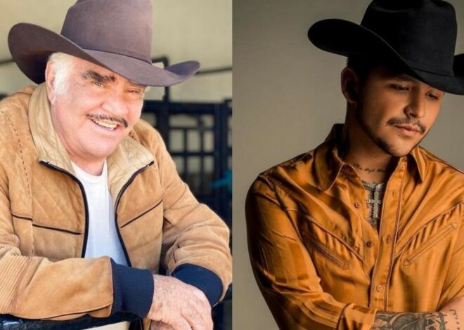 ¿Dueto imposible? Christian Nodal canta con Vicente Fernández y desata opiniones divididas