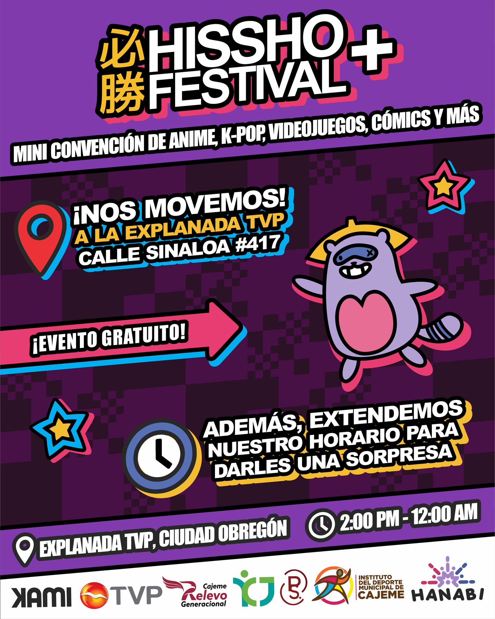 Hissho Festival cambia de ubicación y extiende su horario en Ciudad Obregón