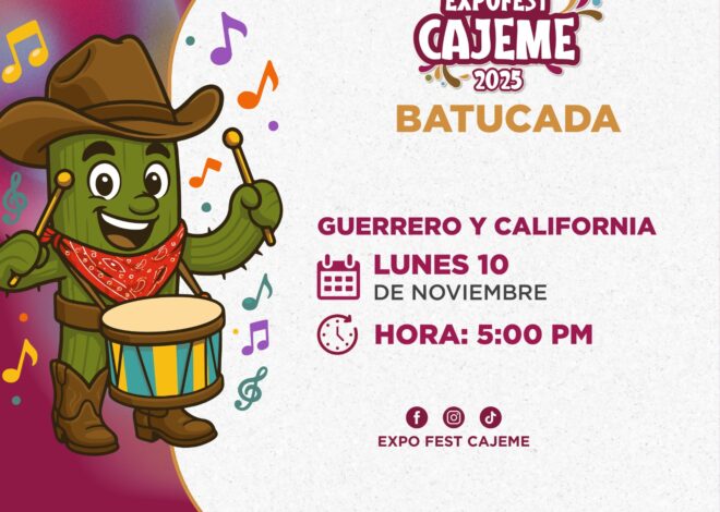 Batucada marca el inicio del conteo regresivo para la ExpoFest 2025