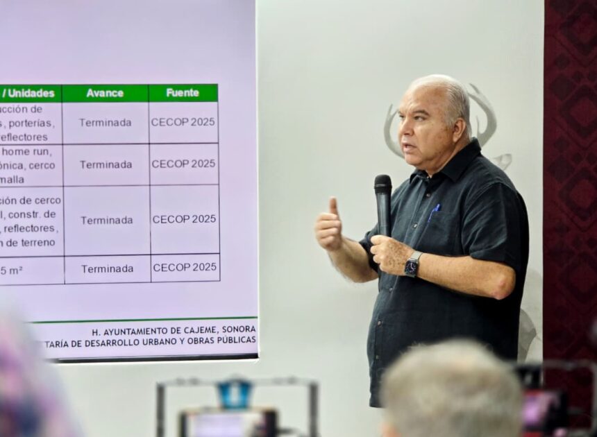 Cajeme impulsa el deporte con una inversión histórica en infraestructura deportiva