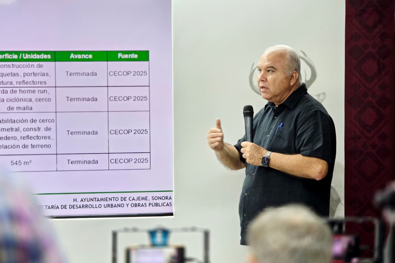 Cajeme impulsa el deporte con una inversión histórica en infraestructura deportiva