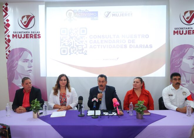 Cajeme refuerza acciones por los 16 Días de Activismo contra la Violencia de Género