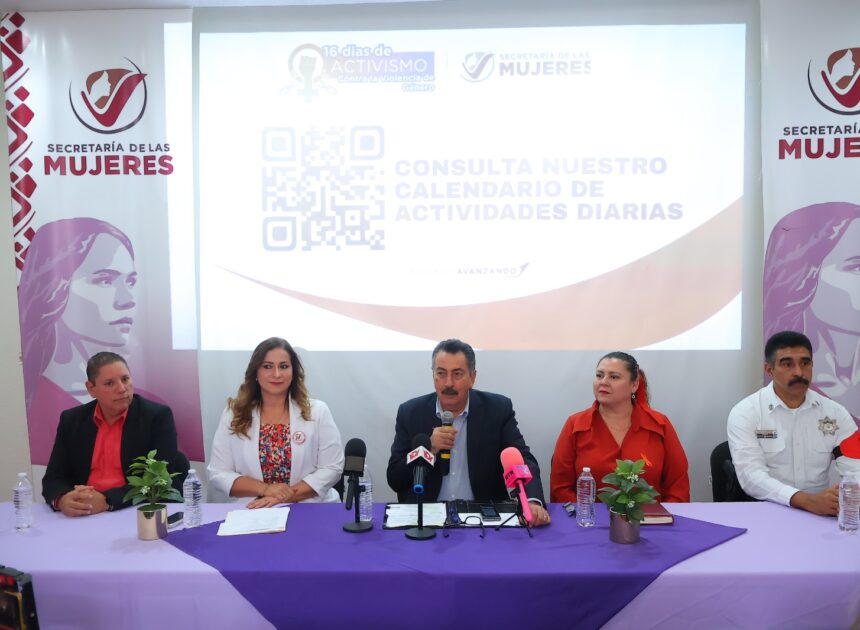 Cajeme refuerza acciones por los 16 Días de Activismo contra la Violencia de Género