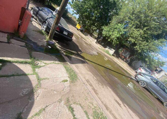 Vecinos de Villa Fontana denuncian drenaje colapsado y riesgo por agua estancada