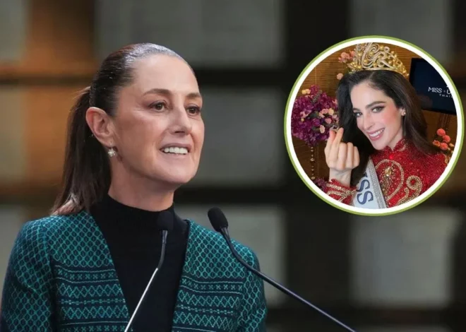 Sheinbaum reconoce a Fátima Bosch por “levantar la voz” tras ganar Miss Universo
