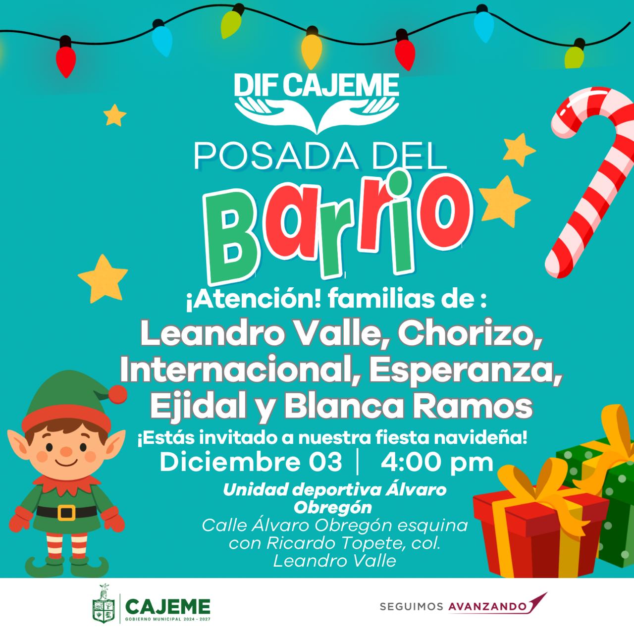 DIF invita a Posada del Barrio