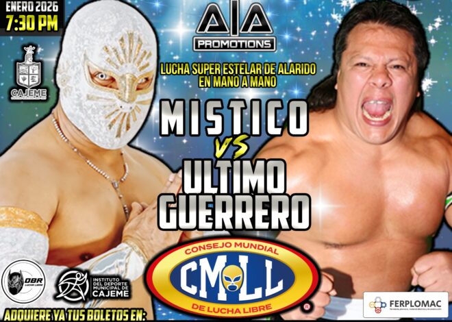 ¡Místico vs Último Guerrero! El mano a mano que pondrá a Obregón a vibrar
