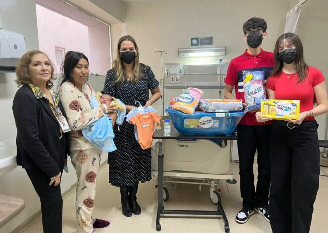 DIF Cajeme celebra al primer bebé nacido en Navidad 2025