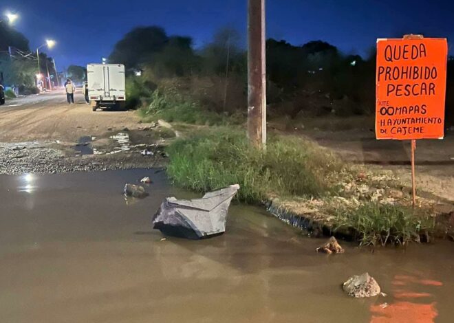 Vecinos de Urbivilla denuncian aguas estancadas en vía pública