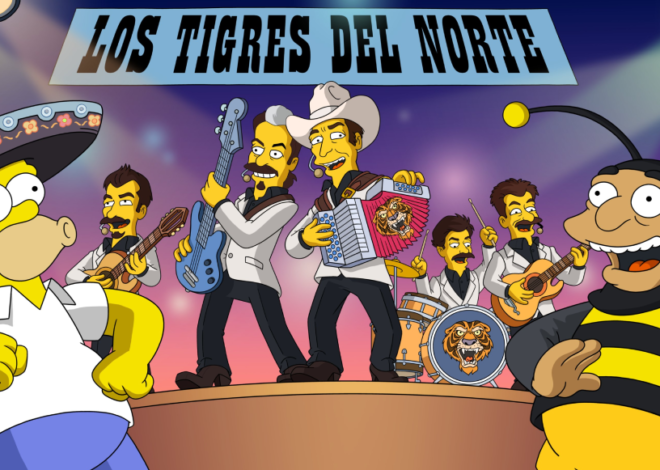 Los Tigres del Norte llegan a Los Simpson