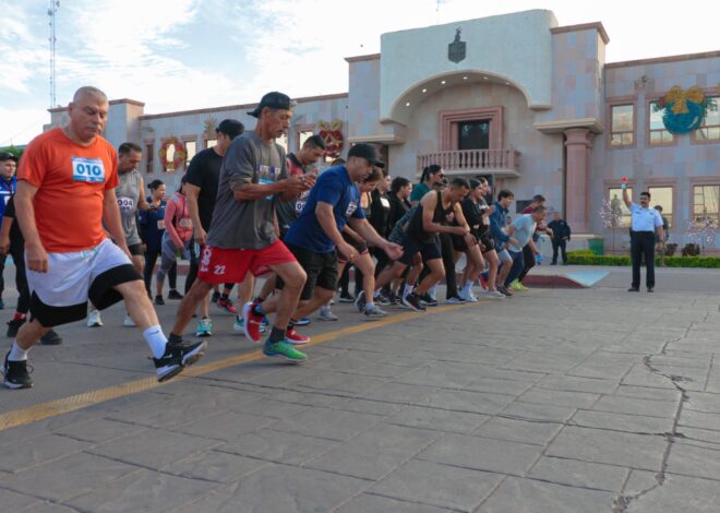 Carrera pedestre abre festejos por el Día del Policía en Cajeme
