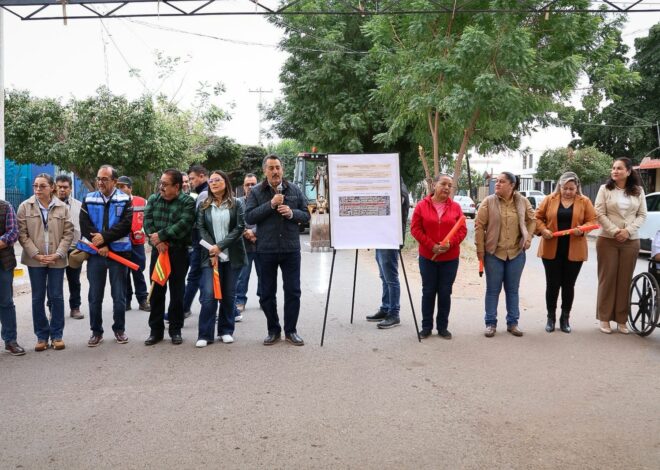 Arrancan rehabilitación de drenaje y pavimento en Jardines del Valle