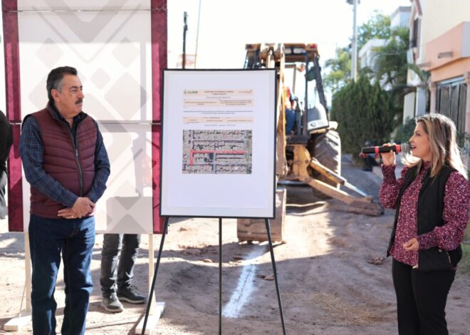 Lamarque impulsa nueva obra hidráulica y de pavimentación en Villa California