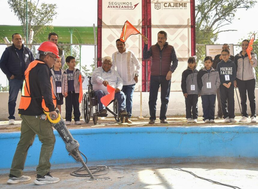 Inicia construcción de nuevo chapoteadero en el Deportivo Álvaro Obregón