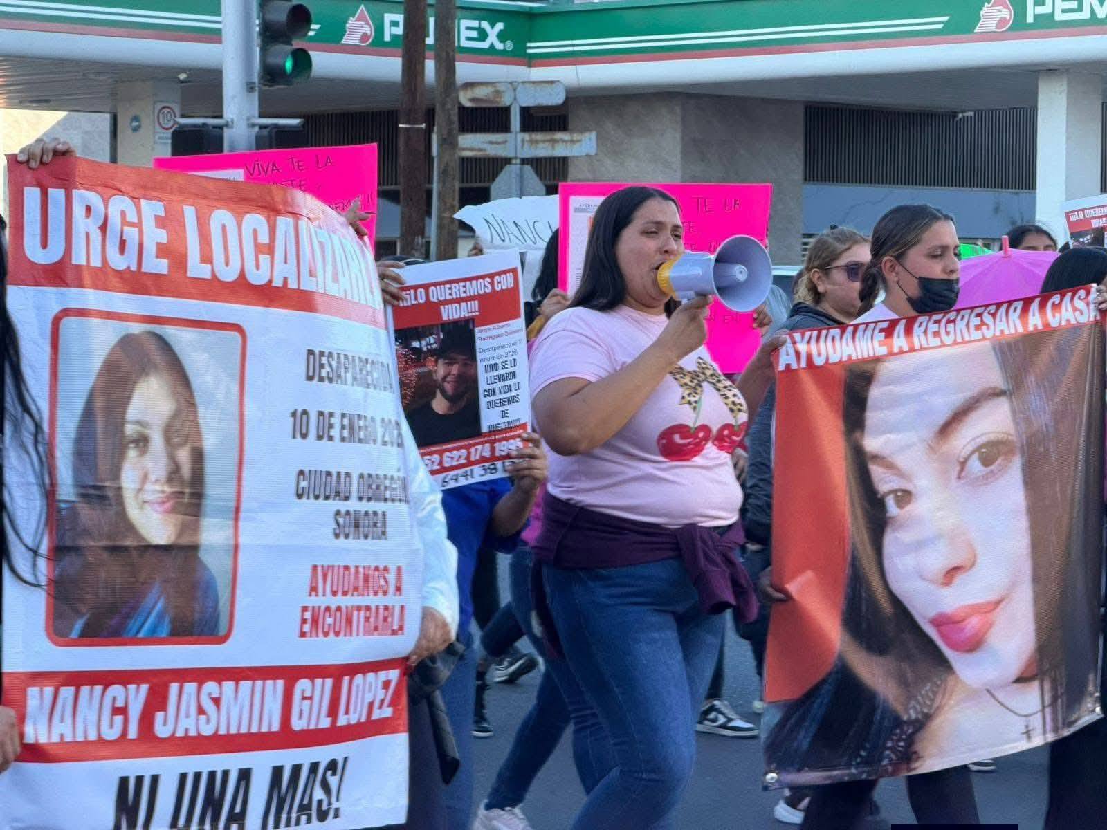 Familias exigen justicia por Nancy “J”; escalada de violencia en Cajeme