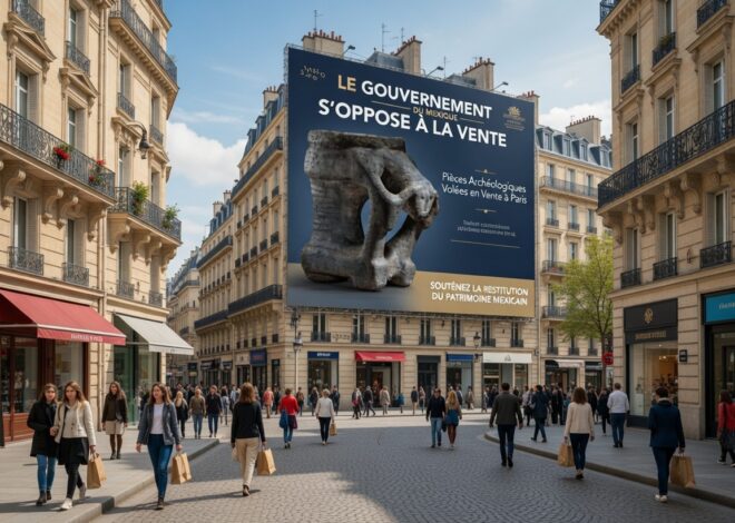 México exige frenar subasta en París