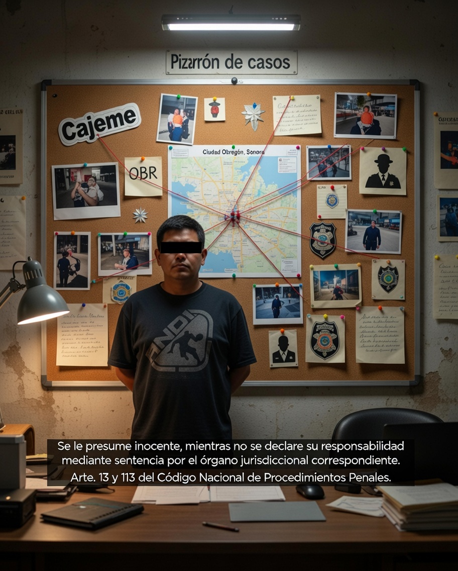 Detienen a hombre por tentativa de homicidio contra dos personas en Cajeme