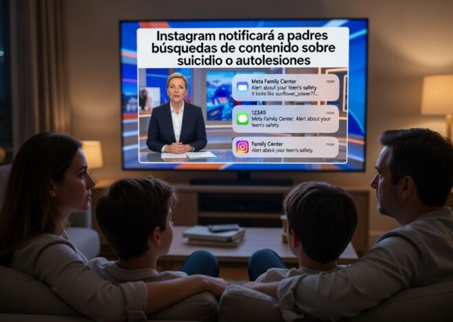 Instagram alertará a padres por búsquedas sensibles