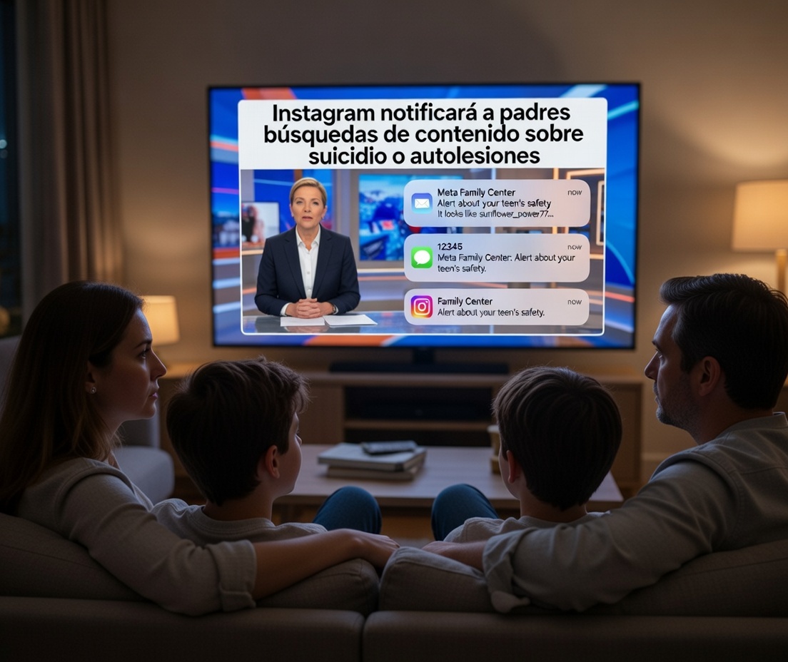 Instagram alertará a padres por búsquedas sensibles