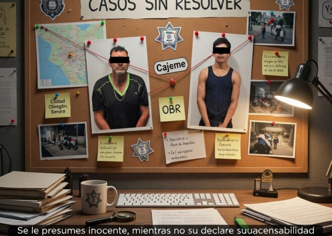 Capturan a dos presuntos responsables de tentativa de homicidio en Cajeme