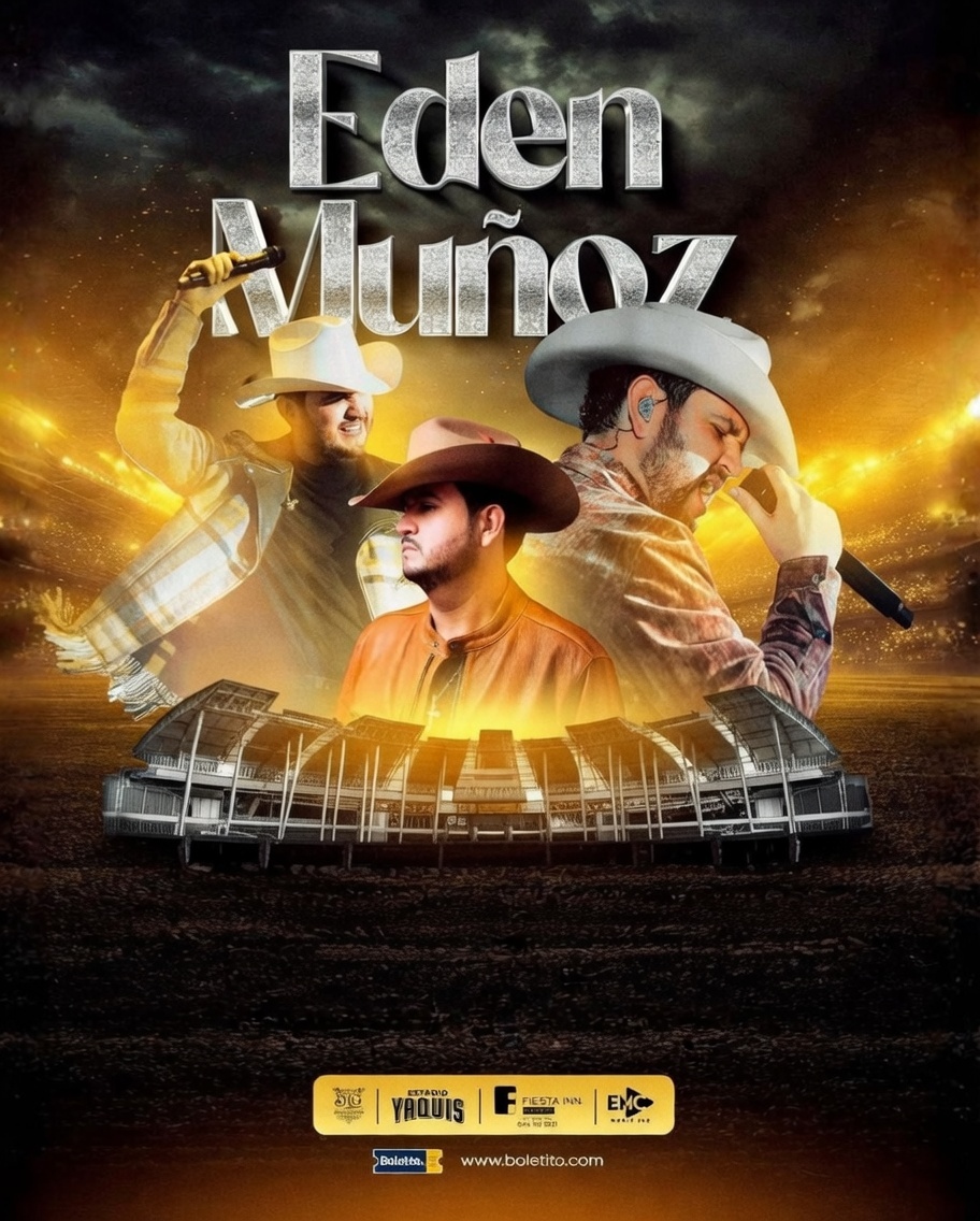 Edén Muñoz listo para conquistar el Estadio Yaquis