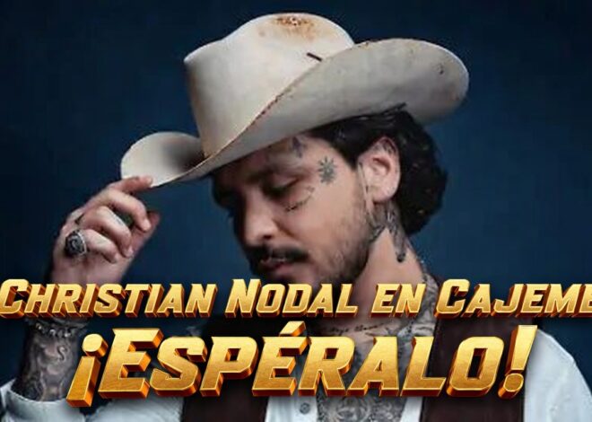 ¡Tenemos la fecha! Christian Nodal llega a Obregón