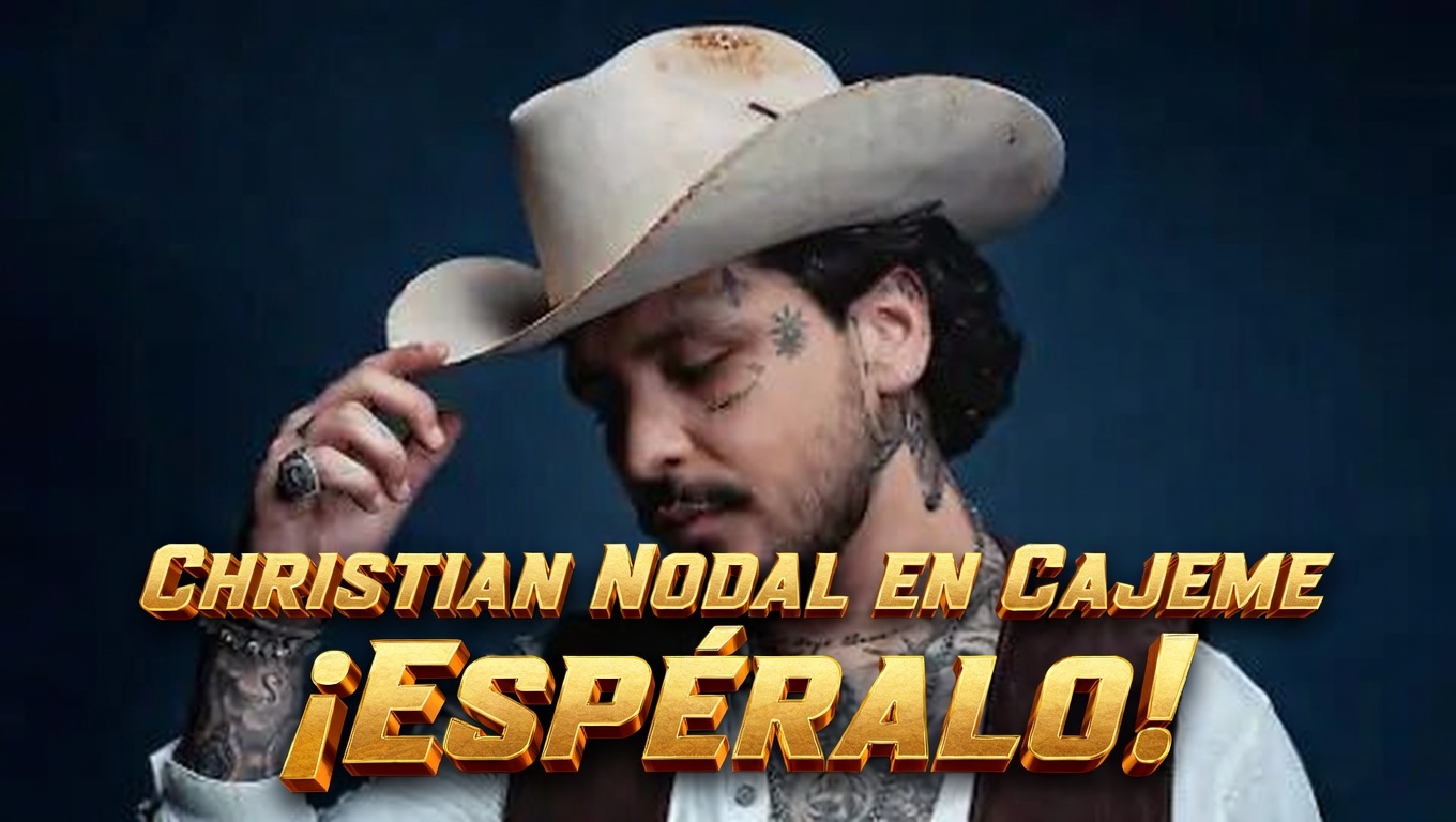 ¡Tenemos la fecha! Christian Nodal llega a Obregón