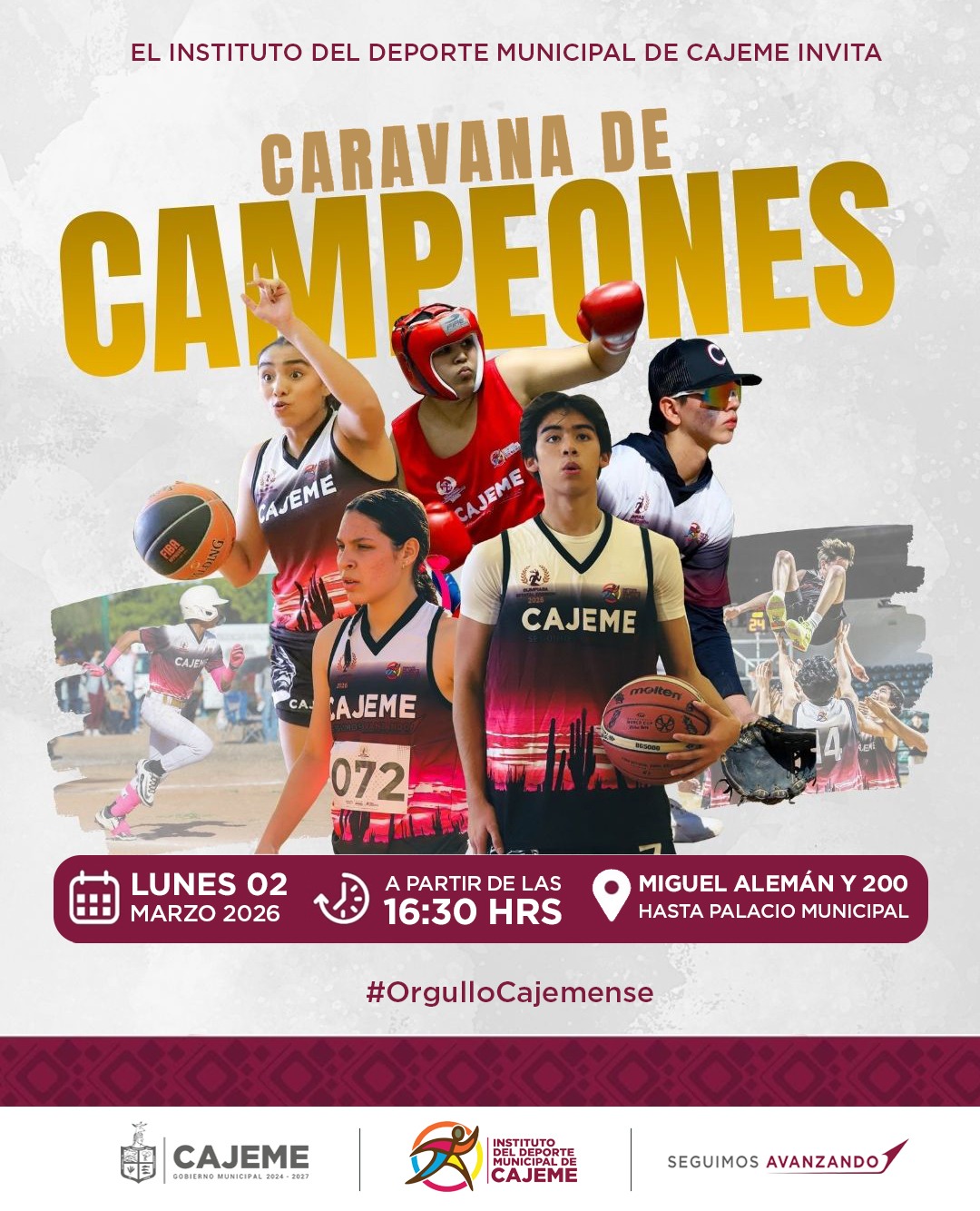 Invitan a la Caravana de Campeones