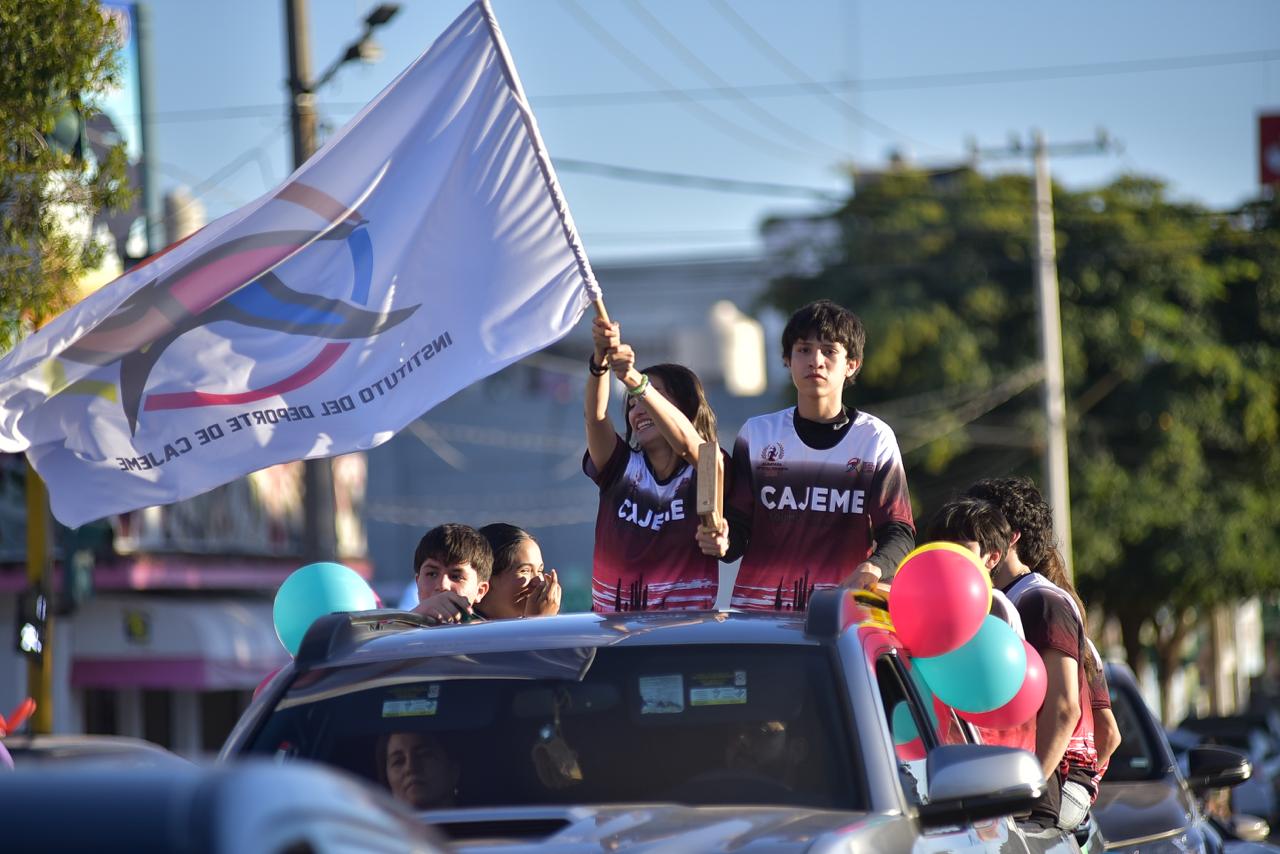 Caravana celebra 307 medallas para Cajeme