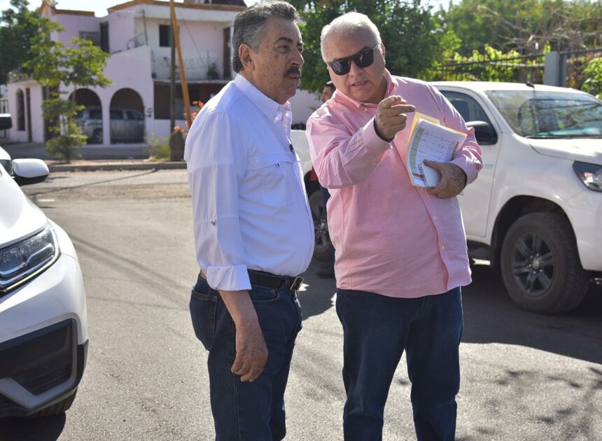 Más pavimento y mejor drenaje: supervisan obras que transforman Cajeme