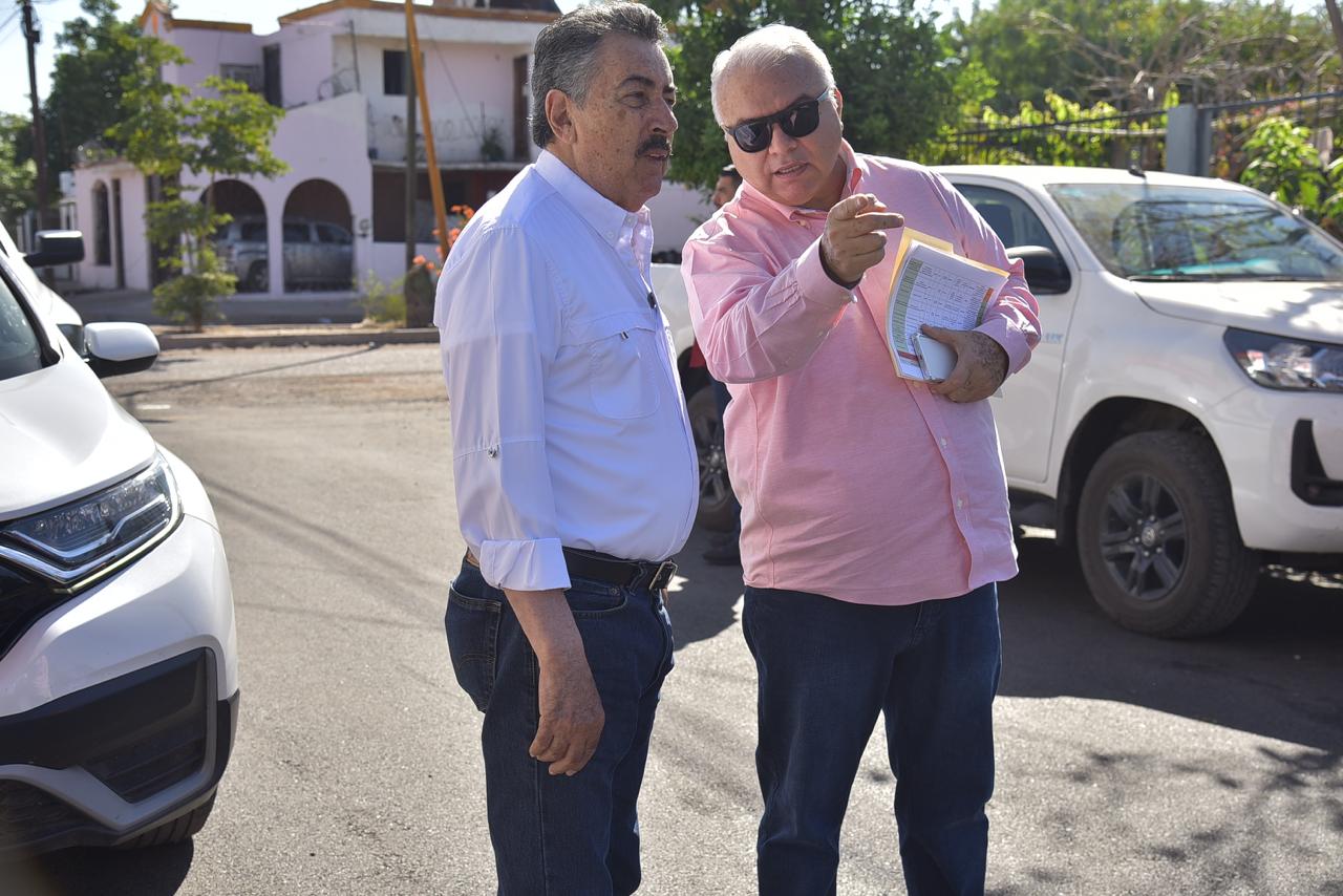 Más pavimento y mejor drenaje: supervisan obras que transforman Cajeme