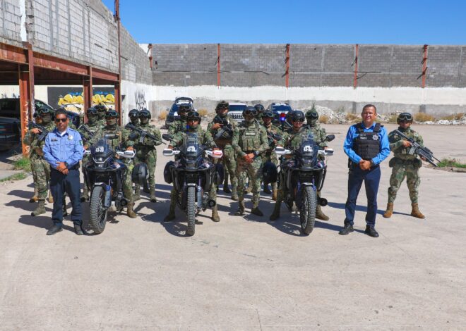 Marina se capacita en moto patrullaje en Cajeme