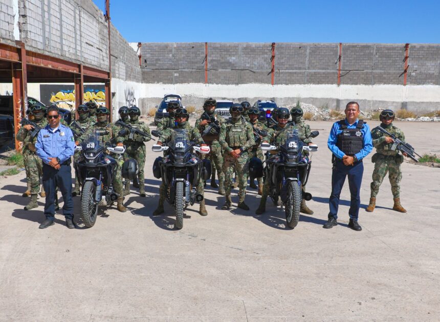 Marina se capacita en moto patrullaje en Cajeme