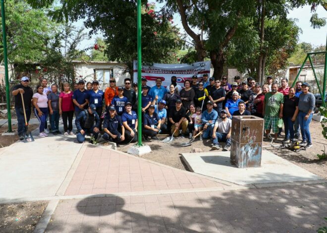 Recuperan parque en colonia Luis Echeverría