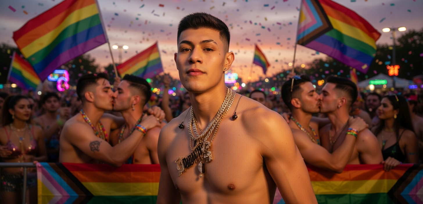 ¿Beso LGBT viral? El Bogueto la rompe en nuevo video