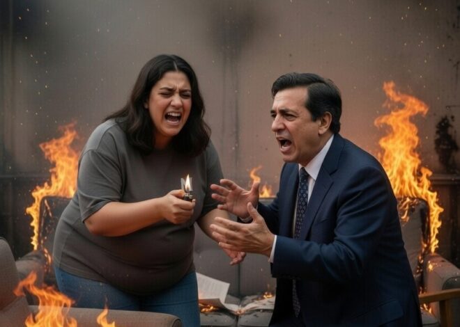 De una discusión a un infierno: incendio por pelea de pareja se vuelve viral