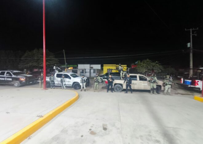 Refuerzan operativos de seguridad en Cajeme