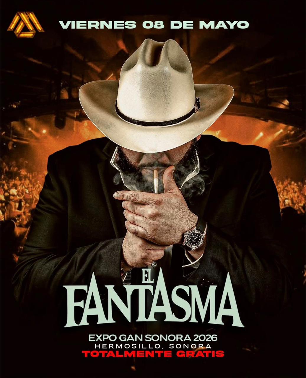 El Fantasma prenderá en la Expogan 2026