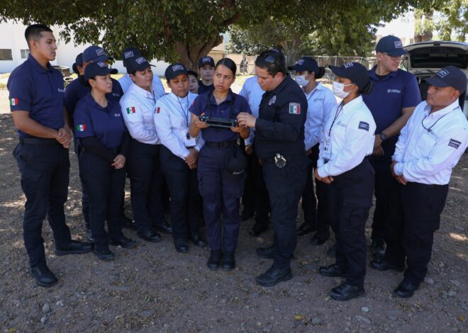 Policías de Cajeme aprenden a usar drones