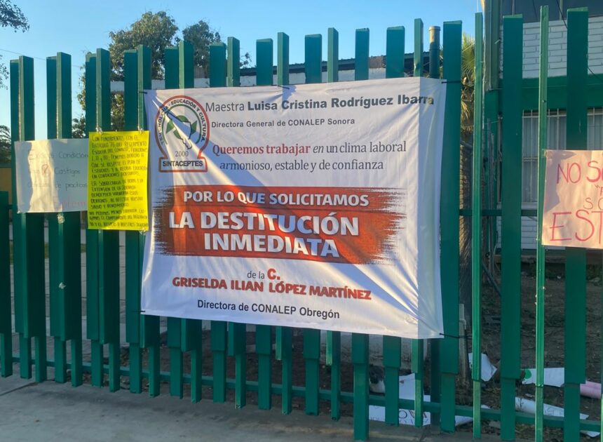 Señalamientos sacuden a CONALEP Obregón