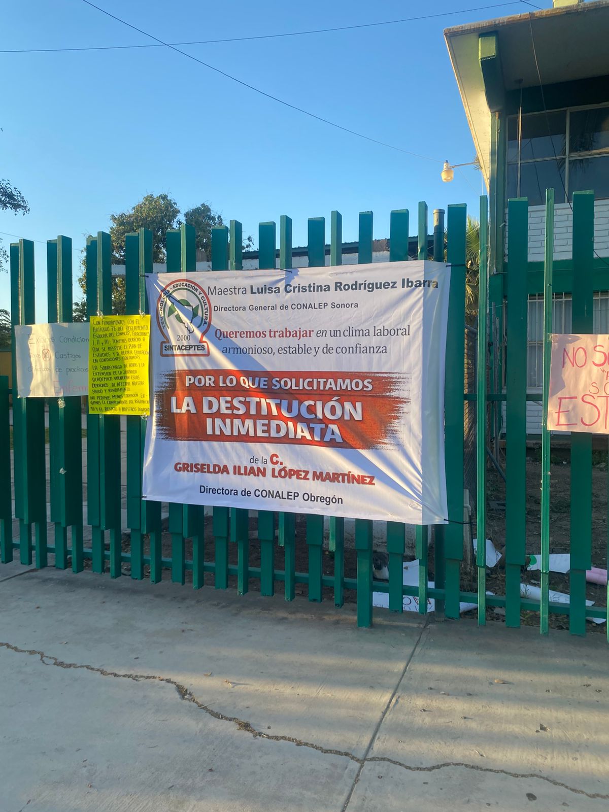 Señalamientos sacuden a CONALEP Obregón