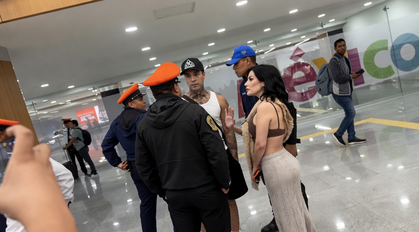Arrestan a Naim Darrechi tras polémica en aeropuerto de México