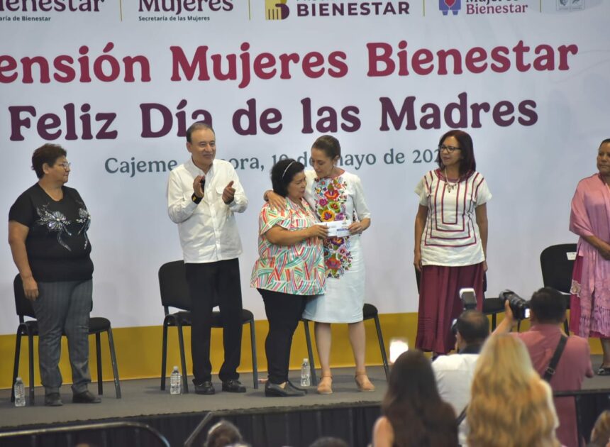 Sheinbaum visita OBR en el Día de las Madres