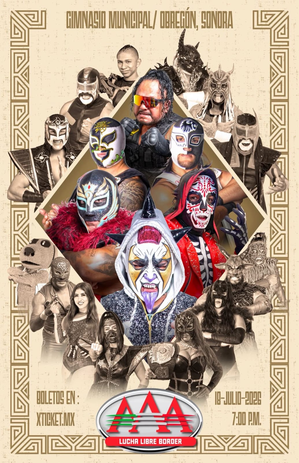 La lucha libre AAA regresa con cartel de lujo a OBR